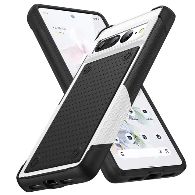 Shockproof Case For Google Pixel Google Pixel 8 / White and Black CM20240823-06-Pixel 8-White+Black