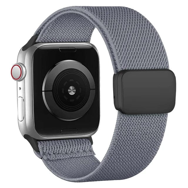 Magnetic Nylon Sports Watch Band Space Gray / 38mm 40mm 41mm DP2312292S04