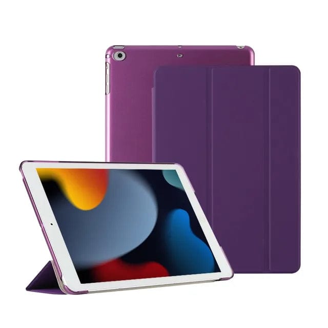 Slim Protective Case Stand For Tablet Purple / iPad 2 3 4 CM20240701-01-iPad 2/3/4-Purple