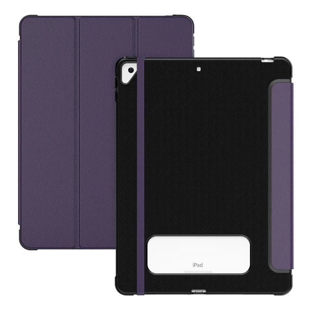 Leather Carbon Fiber Tablet Case iPad Pro 13 (M4) / Purple CM20240606-01-iPad Pro 13 (M4)-Purple