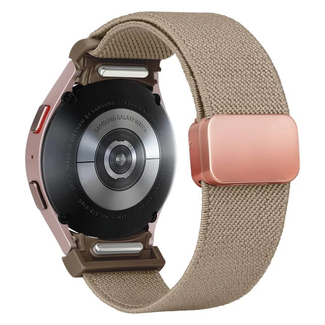 Magnetic Nylon Sports Watch Band For Samsung soft pink / 4 classic 42mm 46mm 200000049:2792782423;200000051:100016943;200007763:201336100