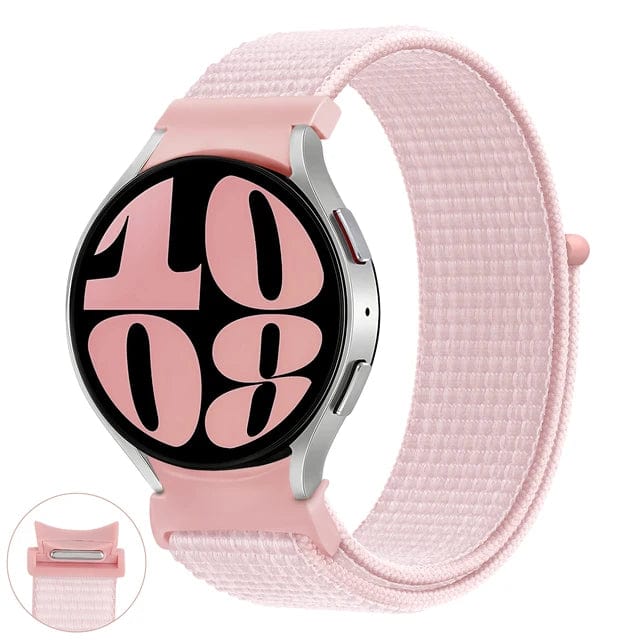 Nylon Sports Watch Band For Samsung Hot pink / Galaxy Watch 4 40mm / CHINA