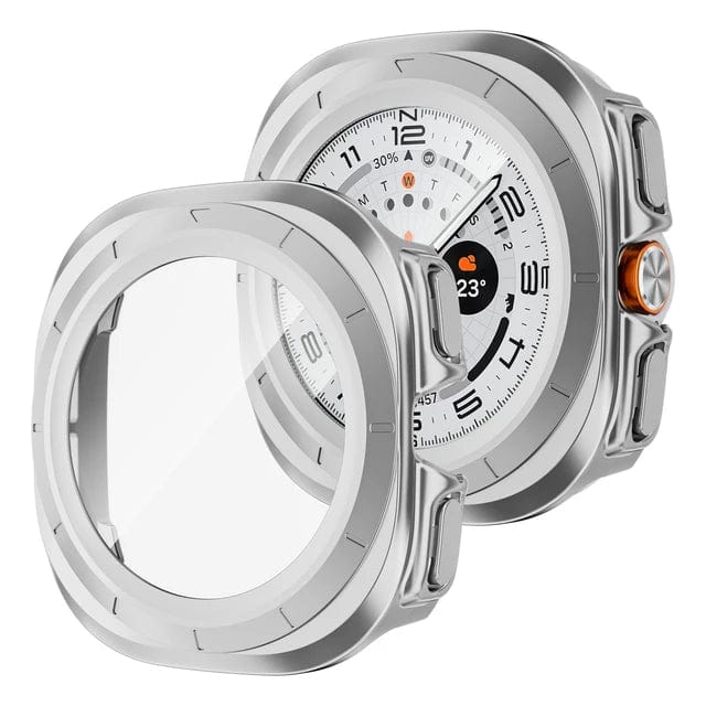 Shockproof Watch Case For Samsung Matte Silver / Galaxy 7 Ultra 47mm DX0705202