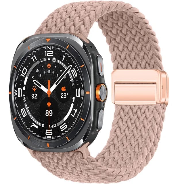 Braided Magnetic Sports Band For Samsung Watch 7 Pink Sand DX0816108