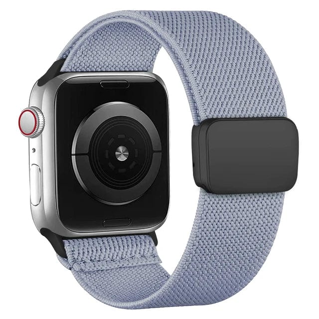 Magnetic Nylon Sports Watch Band Blue Gray / 38mm 40mm 41mm DP2312292S11