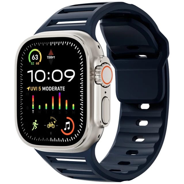 Ultra Wide Sports Watch Band Midnight Blue / 42mm 44mm 45mm 49mm DP2405171L05