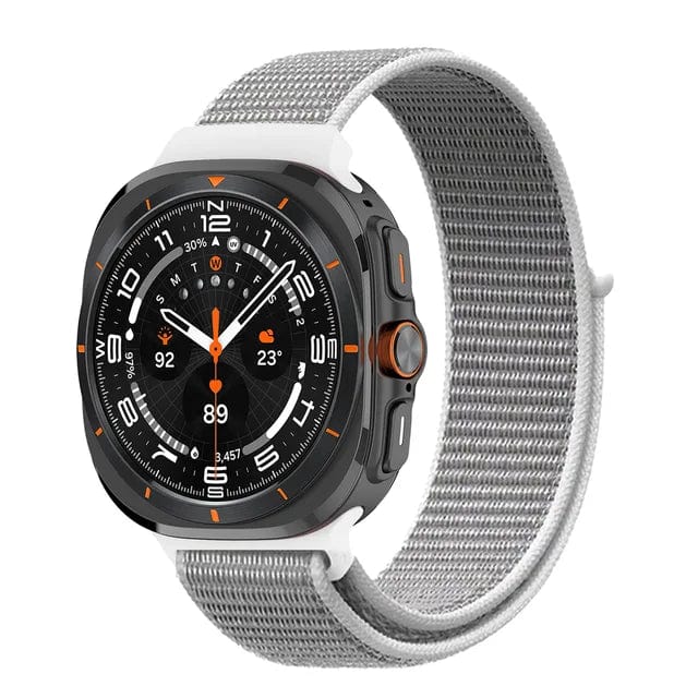 Nylon Sports Watch Band For Samsung Watch 7 Ultra Sea Shell DX0813203