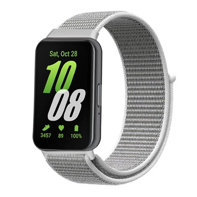 Nylon Sports Watch Band For Samsung Galaxy Fit 3 sea shell / For galaxy fit 3 / CHINA 200000049:200966040;200000051:100016944;200007763:201336100