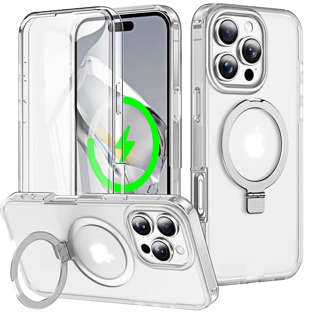 Protective Matte Phone Case With Kickstand Transparent / iPhone 13 Pro 14:100018786;200007763:201336100;10:477