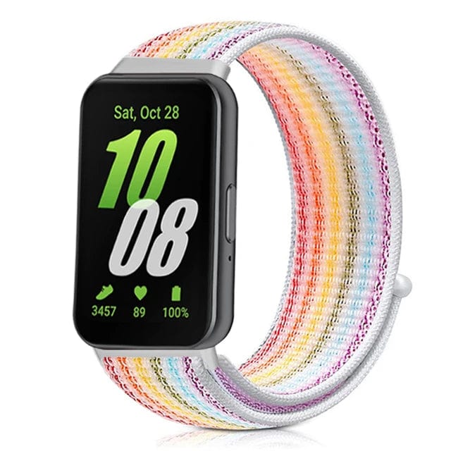 Nylon Sports Watch Band For Samsung Galaxy Fit 3 colorful / For galaxy fit 3 / CHINA 200000049:506942013;200000051:100016944;200007763:201336100