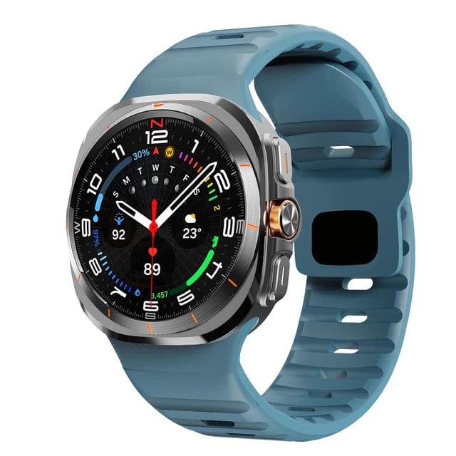 Rugged Sports Watch Band For Samsung Watch 7 Sky Blue DX0705809