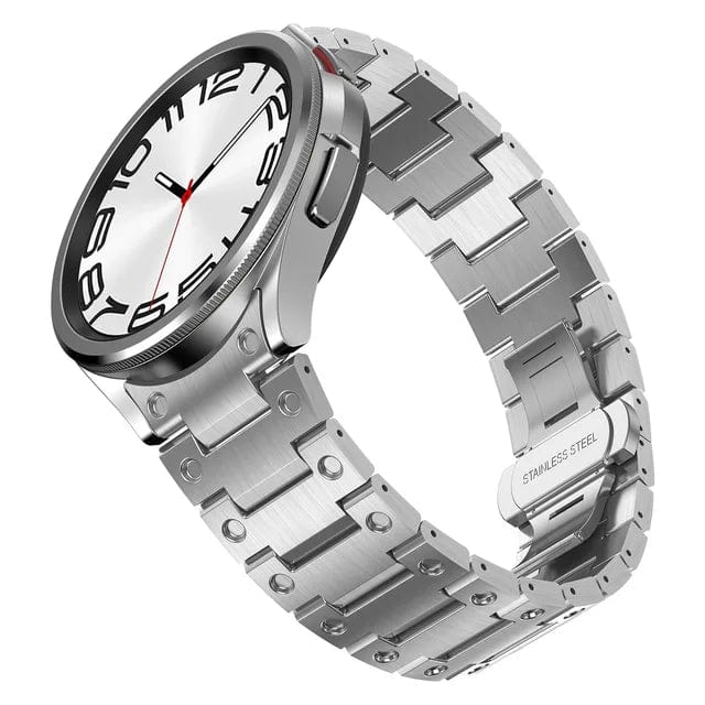 Stainless Steel Watch Band For Samsung Silver / Galaxy Watch4 40mm