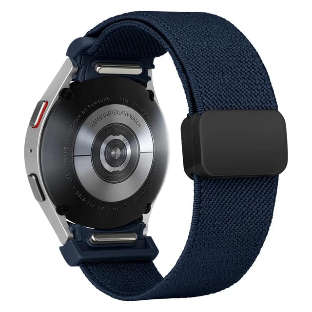 Magnetic Nylon Sports Watch Band For Samsung navy blue / 4 classic 42mm 46mm 200000049:5057743953;200000051:100016943;200007763:201336100