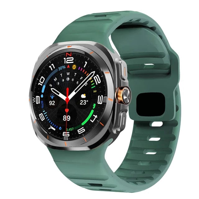 Rugged Sports Watch Band For Samsung Watch 7 Teal DX0705805