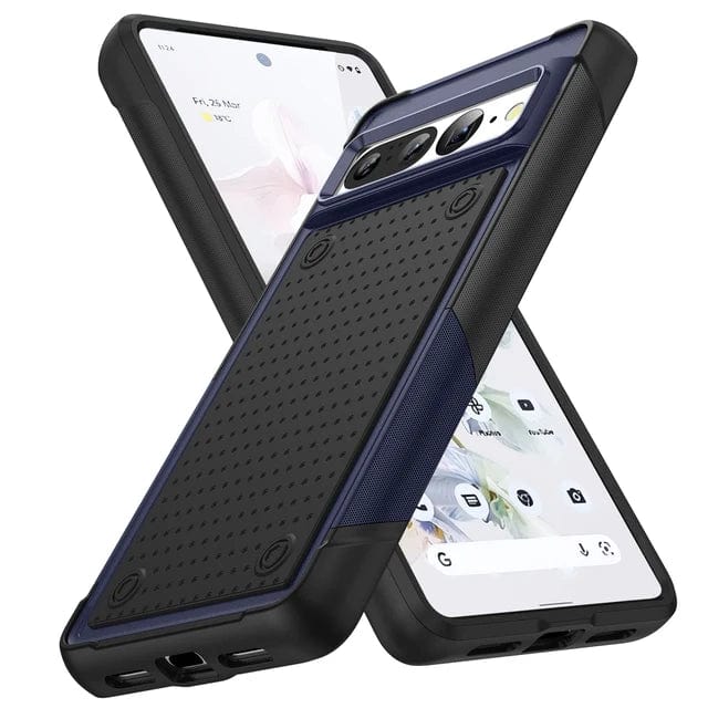 Shockproof Case For Google Pixel Google Pixel 8 / Blue  and Black CM20240823-06-Pixel 8-Blue+Black
