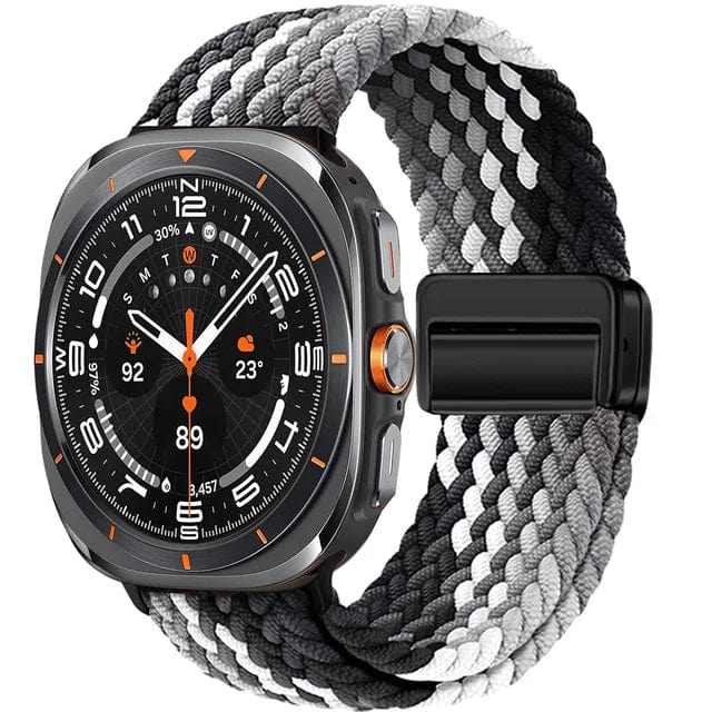Braided Magnetic Sports Band For Samsung Watch 7 Black Clever DX0816105