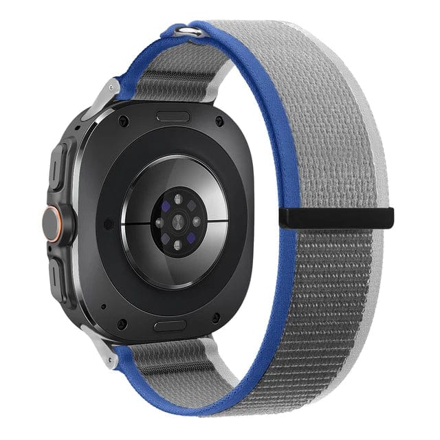 Trail Loop Watch Band For Samsung Watch 7 Blue Gray DX0705704