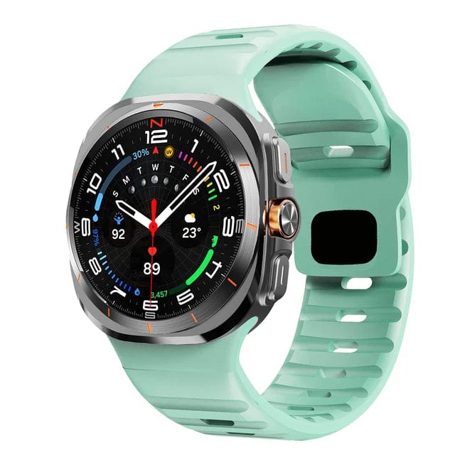Rugged Sports Watch Band For Samsung Watch 7 Aquamarine DX0705807