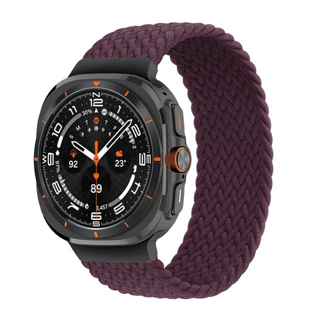Braided Loop Band For Samsung Watch 7 dark cherry / galaxy watch 7 ultra / S 200000049:201009050;200000051:201336458;5:100014065
