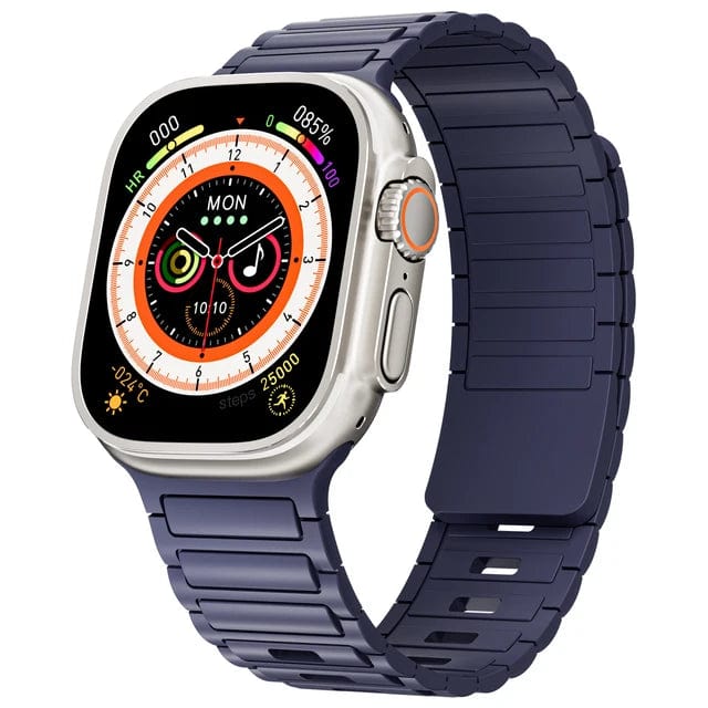 Silicone Magnetic Loop Watch Band Blue / 38mm 40mm 41mm 200007763:201336100;200000049:201449057;200000051:100016944