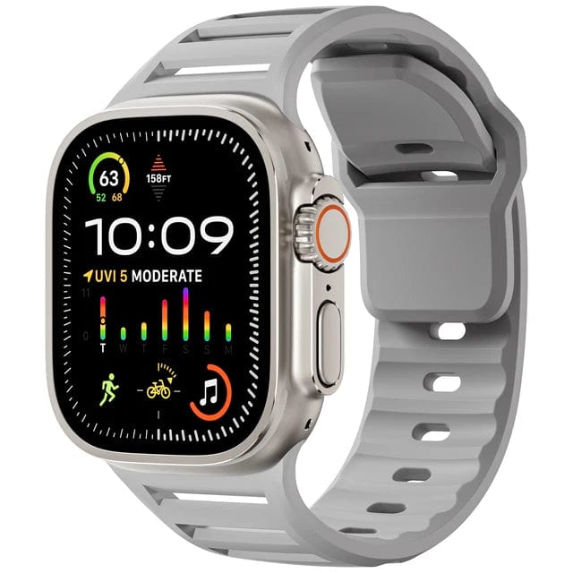 Ultra Wide Sports Watch Band Gray / 42mm 44mm 45mm 49mm DP2405171L03