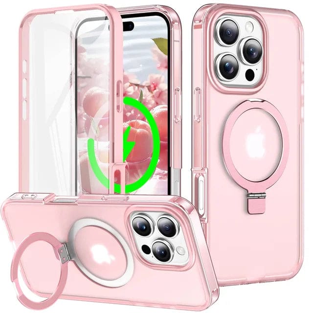 Protective Matte Phone Case With Kickstand Pink / iPhone 13 Pro 14:1052;200007763:201336100;10:477