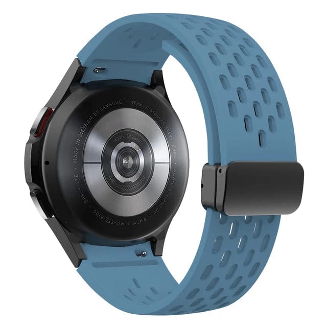 Breathable Magnetic Sports Watch Band For Samsung Blue / Galaxy Watch FE 40mm DX0726215