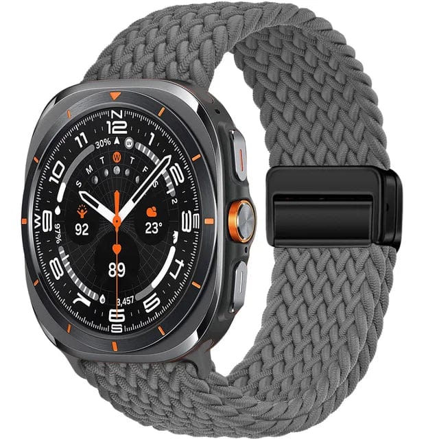 Braided Magnetic Sports Band For Samsung Watch 7 Gray DX0816104