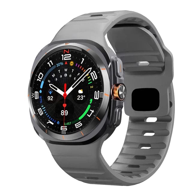 Rugged Sports Watch Band For Samsung Watch 7 Space Gray DX0722205
