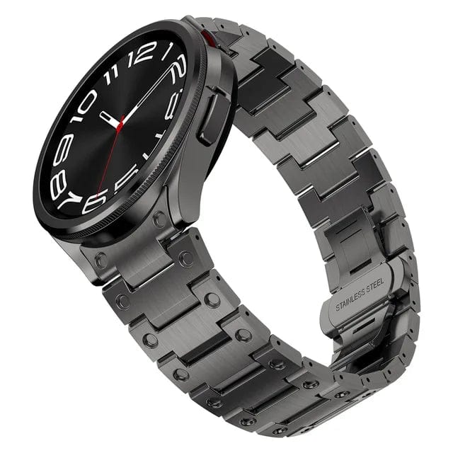 Stainless Steel Watch Band For Samsung Space Gray / Galaxy Watch4 40mm