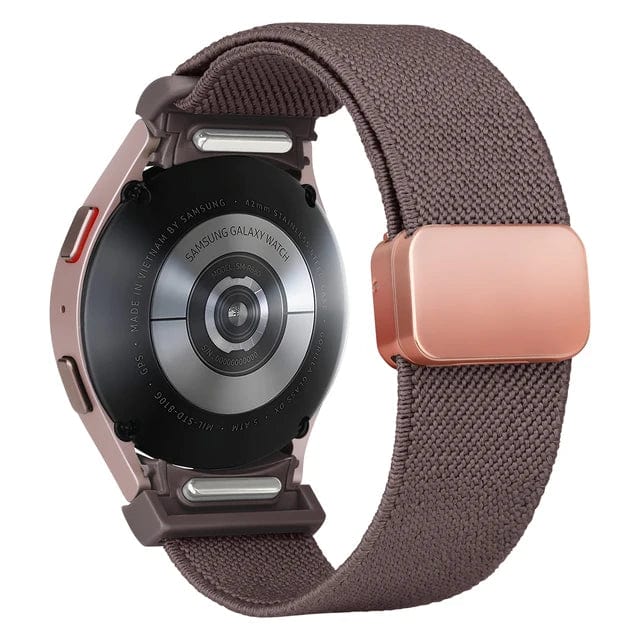 Magnetic Nylon Sports Watch Band For Samsung smoke purple / 4 classic 42mm 46mm 200000049:1714056674;200000051:100016943;200007763:201336100