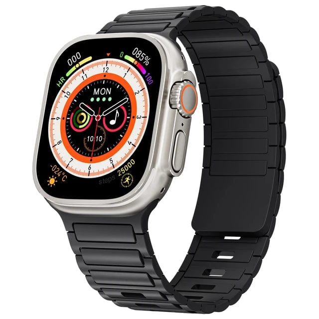 Silicone Magnetic Loop Watch Band Black / 38mm 40mm 41mm 200007763:201336100;200000049:76119733;200000051:100016944