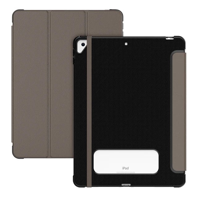 Leather Carbon Fiber Tablet Case iPad Pro 13 (M4) / Brown CM20240606-01-iPad Pro 13 (M4)-Brown