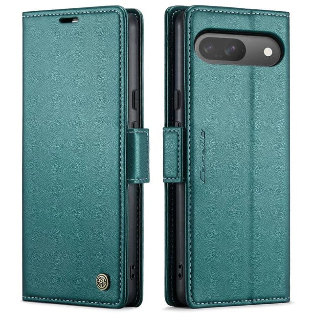 RFID Leather Card Holder Case For Google Pixel Google Pixel 7A / Green CM20231116-06-Pixel 7A-Green