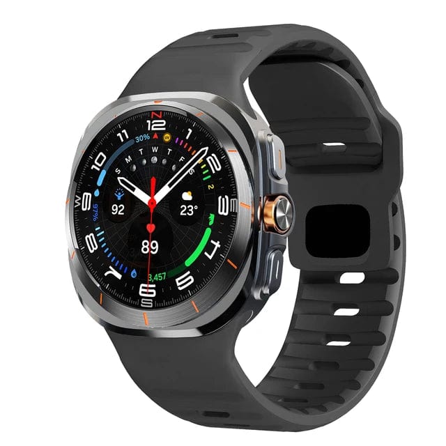 Rugged Sports Watch Band For Samsung Watch 7 Black DX0705801