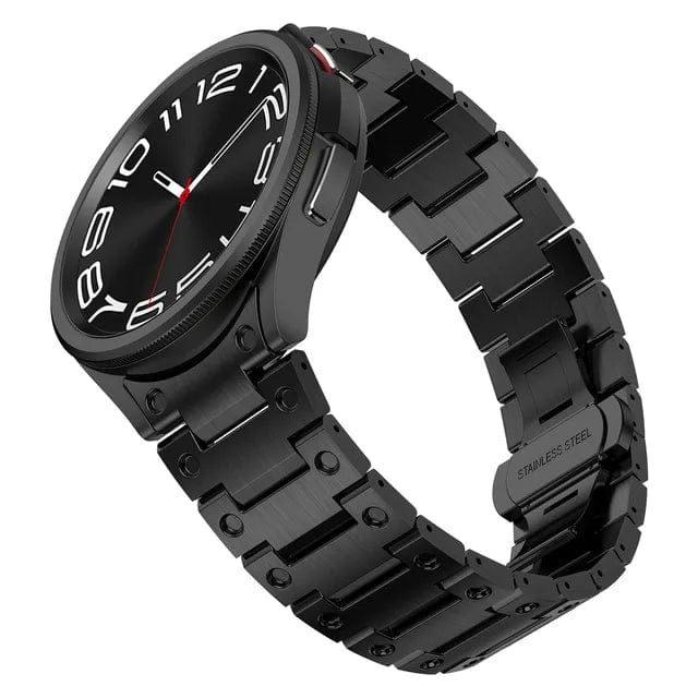 Stainless Steel Watch Band For Samsung Black / Galaxy Watch4 40mm