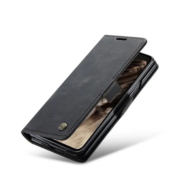Slim Magnetic Leather Case For Google Pixel Fold Black CM20240820-01-Pixel Fold-Black