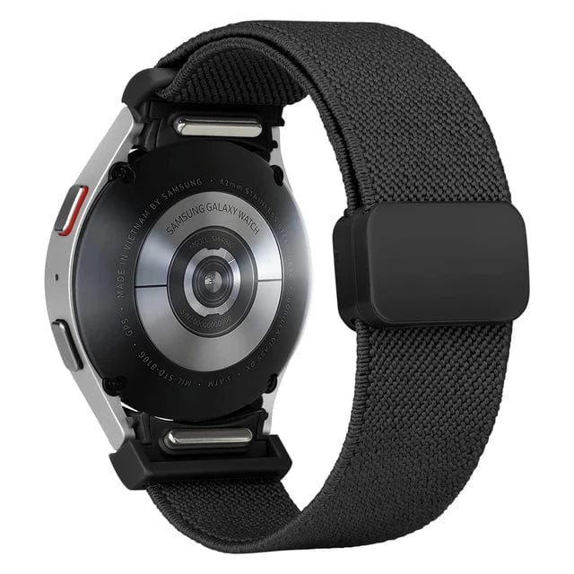 Magnetic Nylon Sports Watch Band For Samsung Black / 4 Classic 42mm 46mm 200000049:201449057;200000051:100016943;200007763:201336100