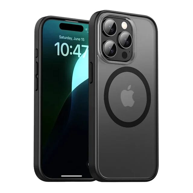 Shockproof Matte Phone Case iPhone 11 CM20240918-01-iPhone 11-Black