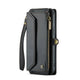 RFID Crossbody Leather Wallet Phone Case iPhone 14 Black Parkfield Supplies