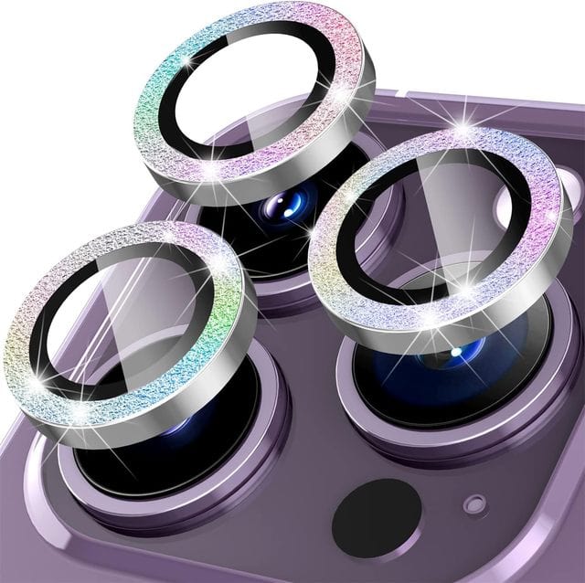 iPhone Camera Lens Protector Bling Colorful / iPhone 14 Pro CM20230403-A-01-iPhone 14 Pro-Bling Colorful