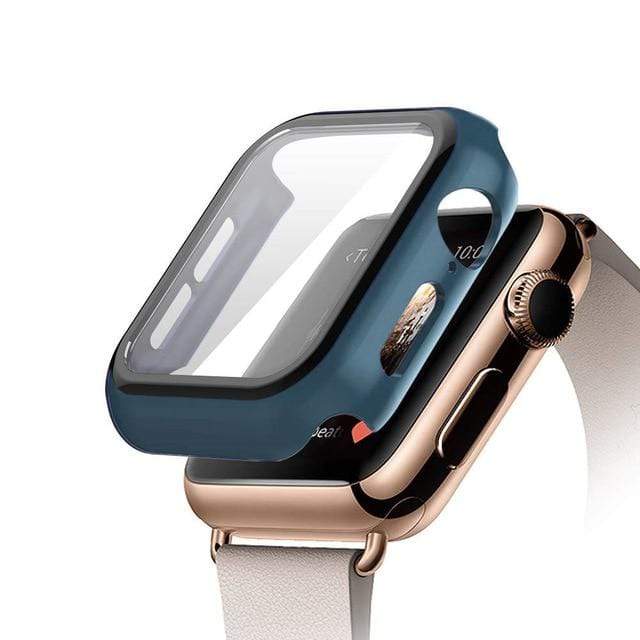 Tempered Glass Protective Watch Case Pine Green / 49mm DP220909309