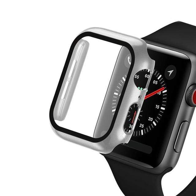 Tempered Glass Protective Watch Case Silver / 49mm DP220909303