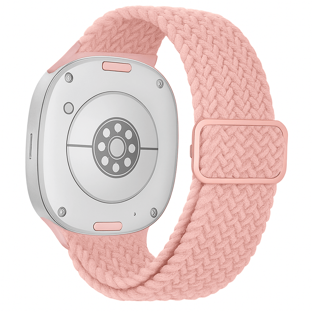 Braided Solo Loop Band For Samsung Watch 8 Galaxy Watch 8 40mm / Pink Sand DX250627212