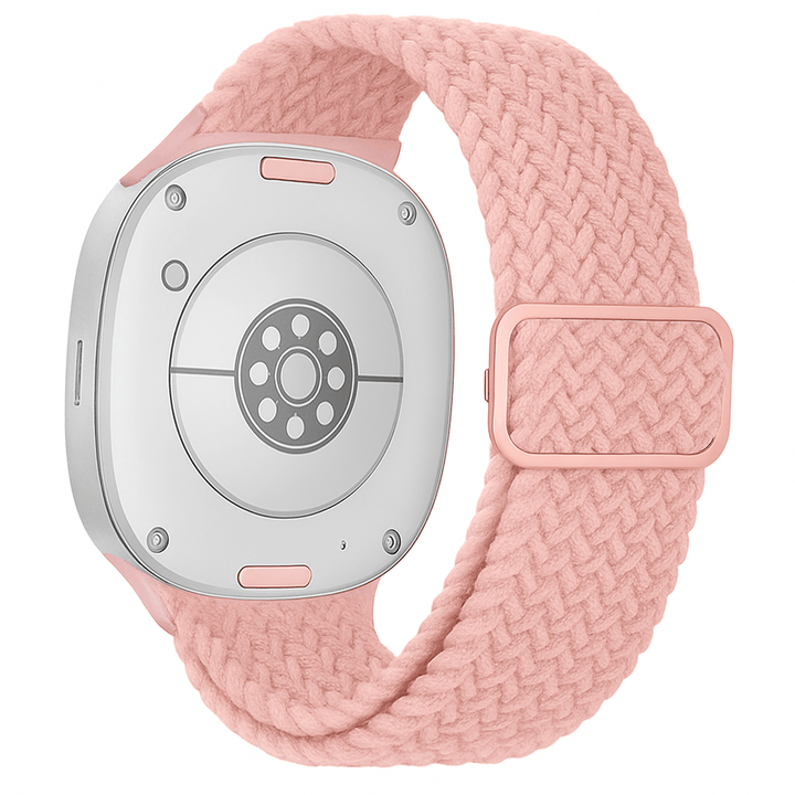 Braided Solo Loop Band For Samsung Watch 8 Galaxy Watch 8 40mm / Pink Sand DX250627212