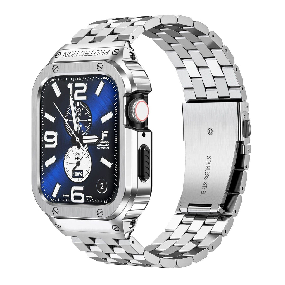 Stainless Steel Bracelet Watch Band With Shockproof Case Silver / 44mm DP2210172S01&DP18111200&DP18112200