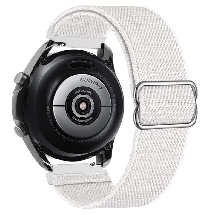 Adjustable Nylon Sports Watch Band For Samsung White / 20mm DS2105242S01