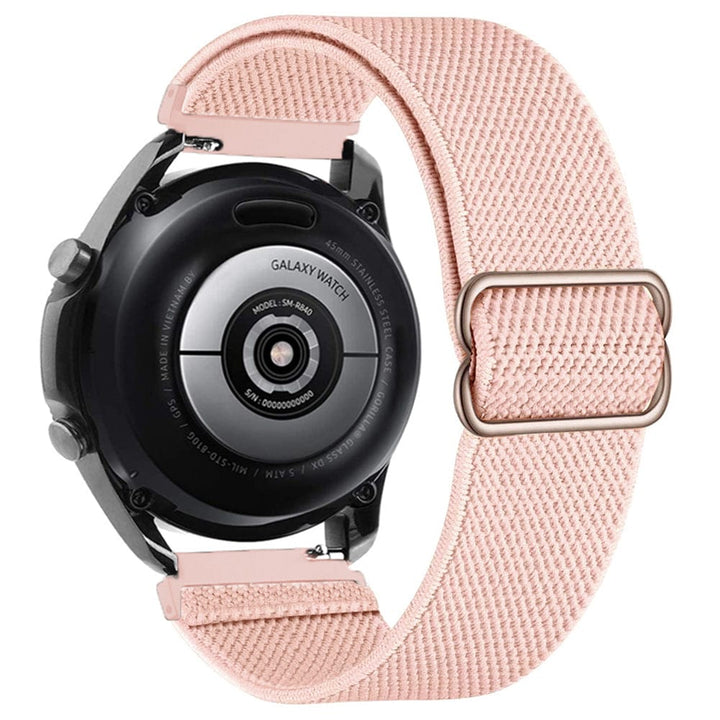 Adjustable Nylon Sports Watch Band For Samsung Pink Sand / 20mm DS2105242S04
