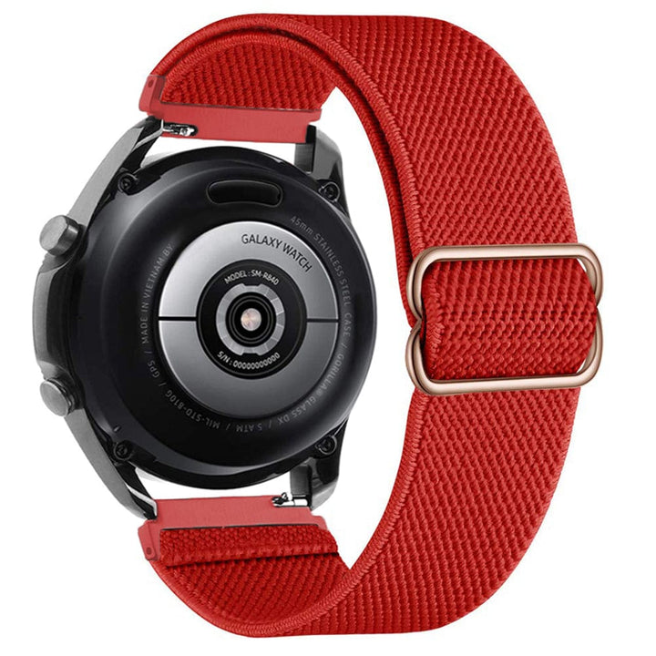 Adjustable Nylon Sports Watch Band For Samsung Red / 20mm DS2105242S05