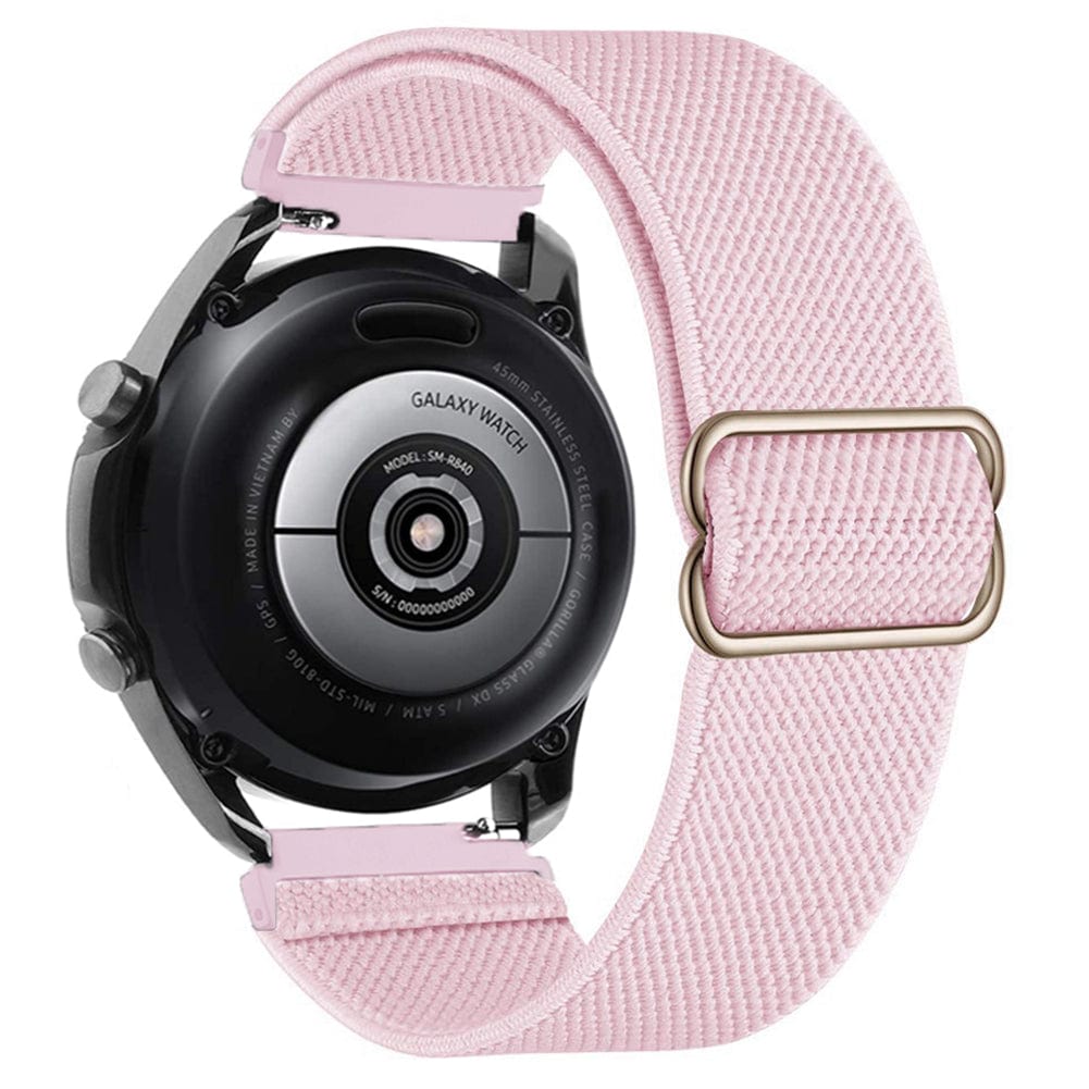 Adjustable Nylon Sports Watch Band For Samsung Light Pink / 20mm DS2105242S12